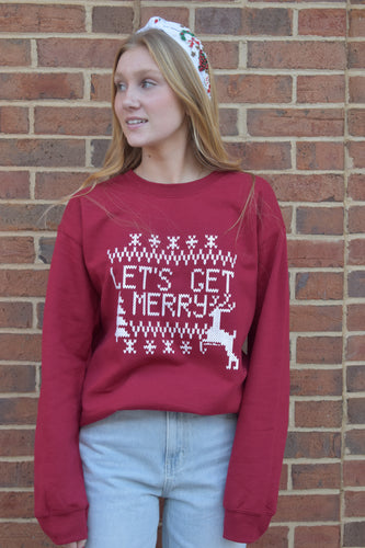 Let’s Get Merry Sweatshirt