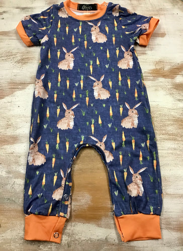 Carrot Bunny Romper