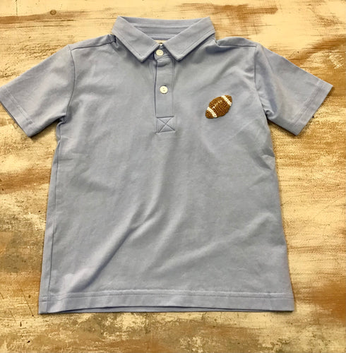 French Knot Football Polo