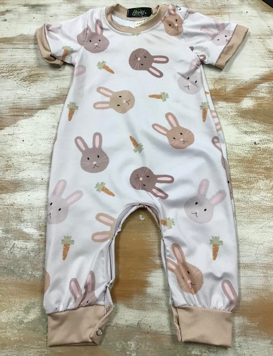 White Bunny Romper